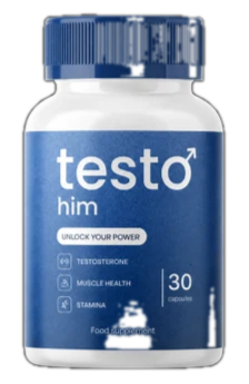 TestoHim bottle — 30 capsules men's vitality supplement